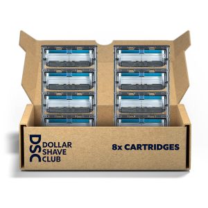Dollar Shave Club 6-Blade Club Series Razor Refill Cartridges, 8 Count